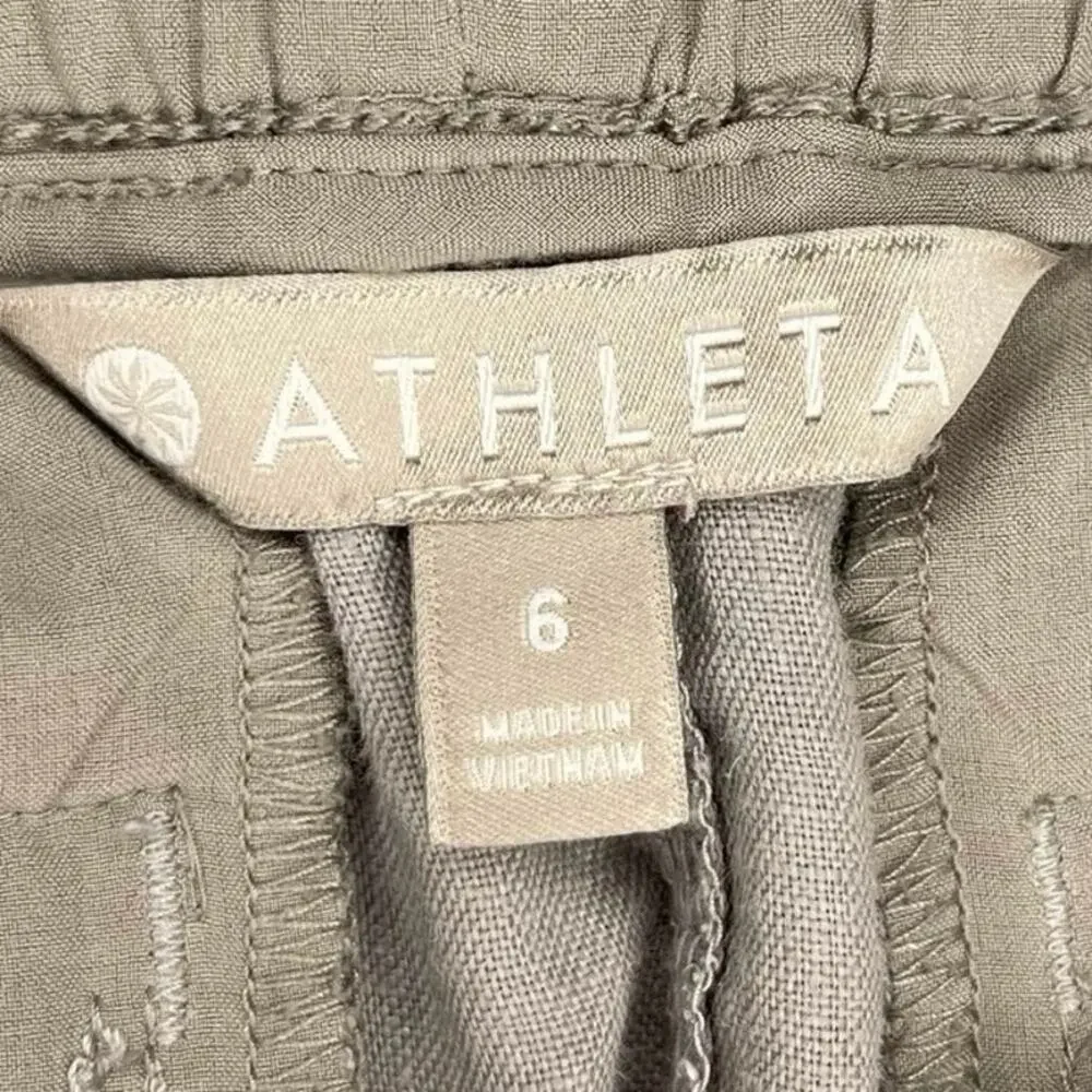 Athleta Bali Linen Short Size 6